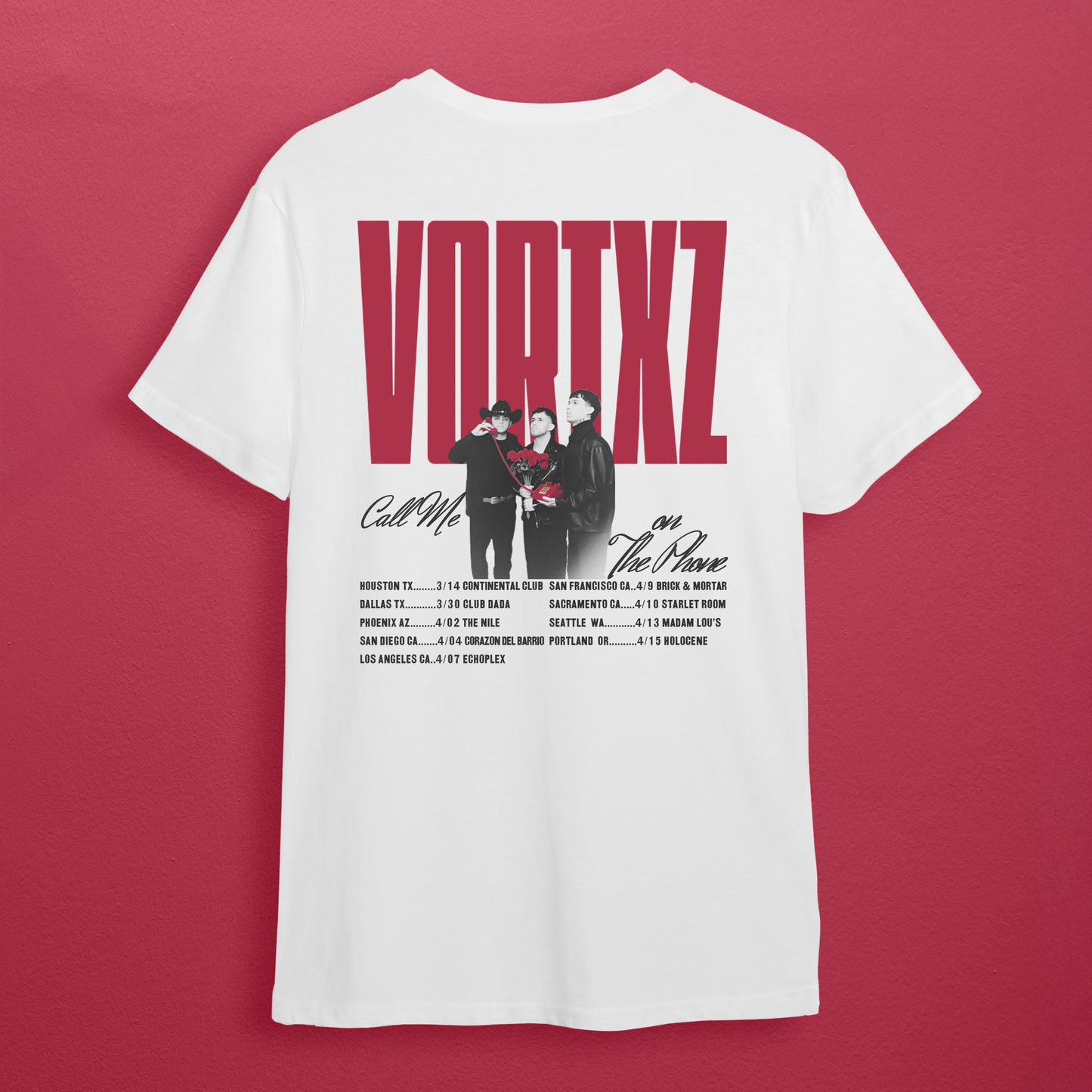 Call Me On The Phone Tour Faces Shirt